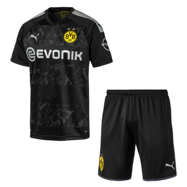 Camiseta Borussia Dortmund 2ª Niños 2019-2020 Negro